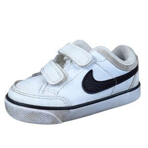 Nike Capri 3 LTR Toddler Boys Athletic Sneakers Size 7C Casual White Black